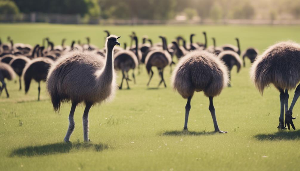 emus in pasture management