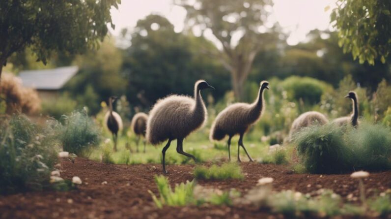 emus in permaculture systems