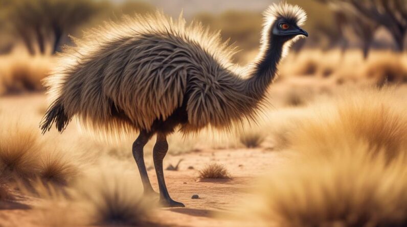 emus in their natural environment