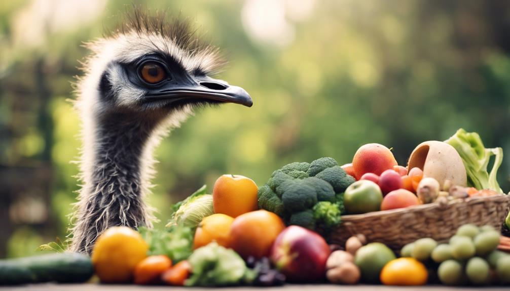 emus nutritional needs analyzed