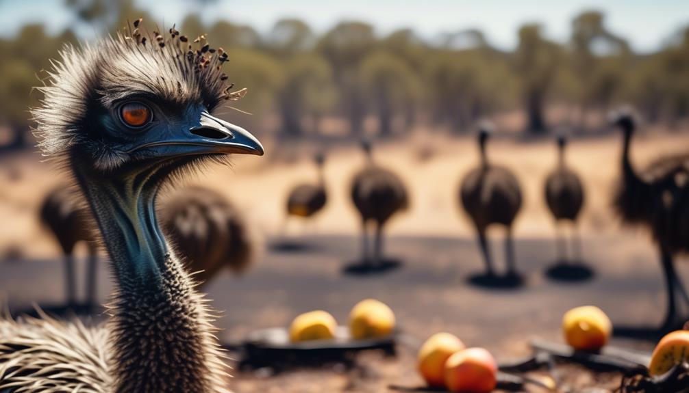 emus spreading seeds naturally