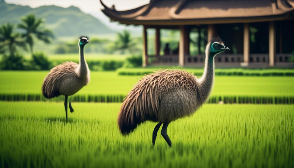 emus thrive in asia