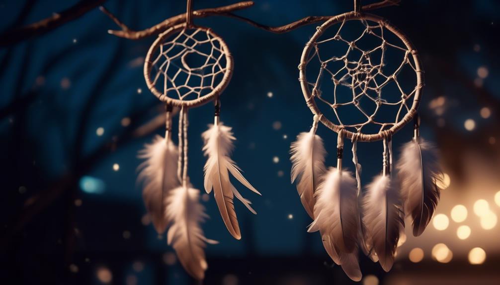 handmade dreamcatchers with feathers