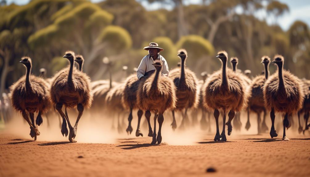 history of australian emu racing