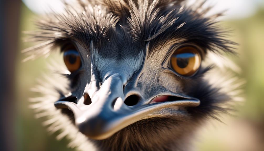 studying emu habits and character