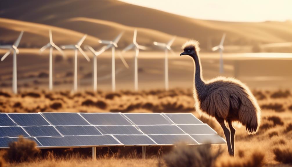 sustainable energy projects and emu farming