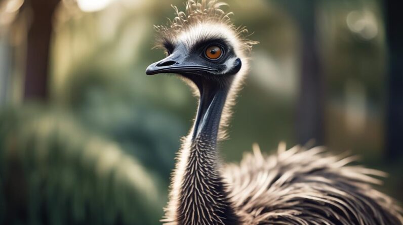 the unique anatomy of emus