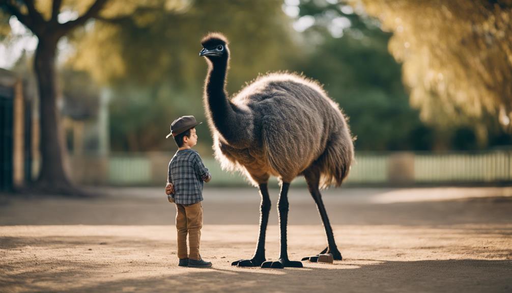 training emus in captivity