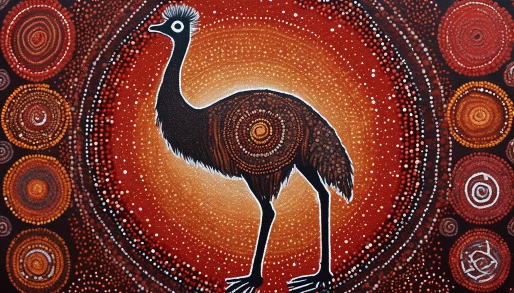 unique australian bird representation