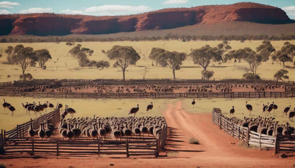 australian emu farming history