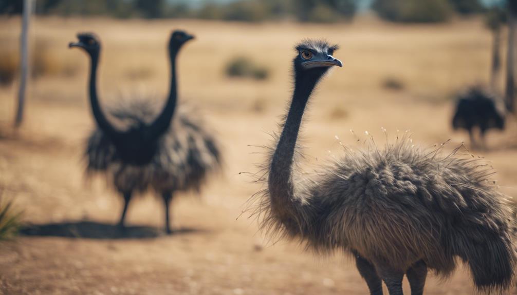 comparing emus and ostriches