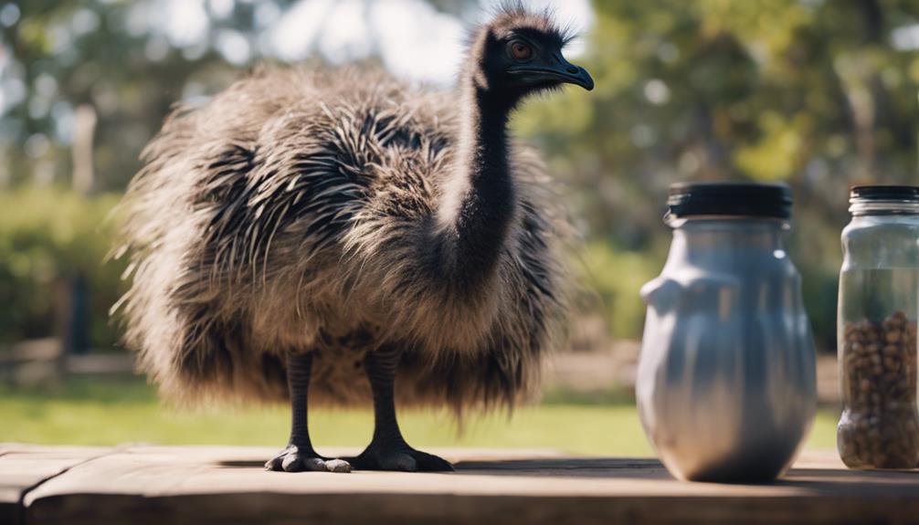 daily emu feeding plan