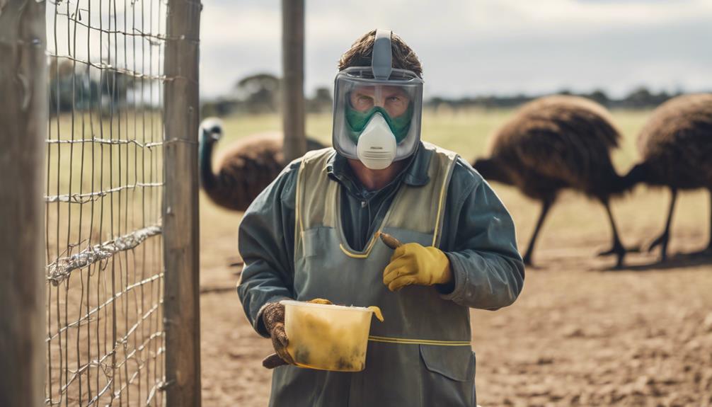 emu farm safety measures