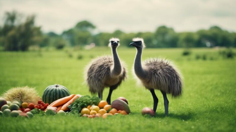 emu nutrition in winter