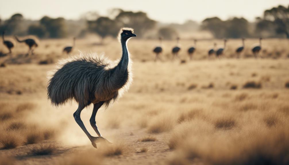 emu on the move