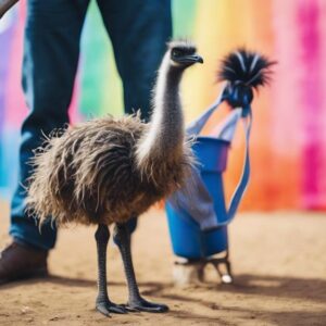 emu showing helpful advice