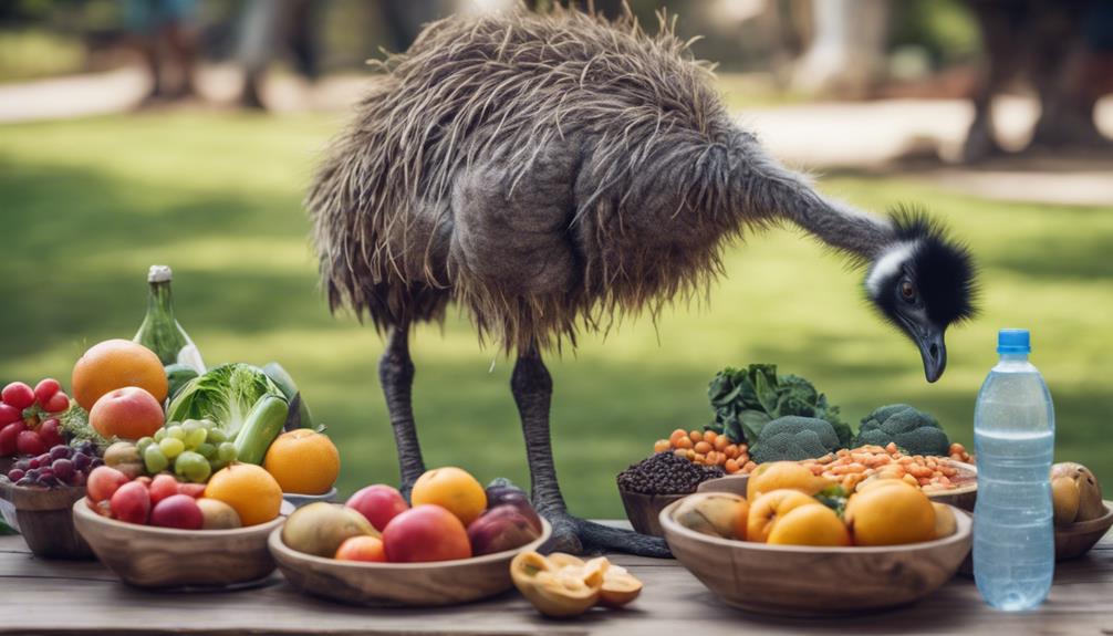 emu water intake requirements