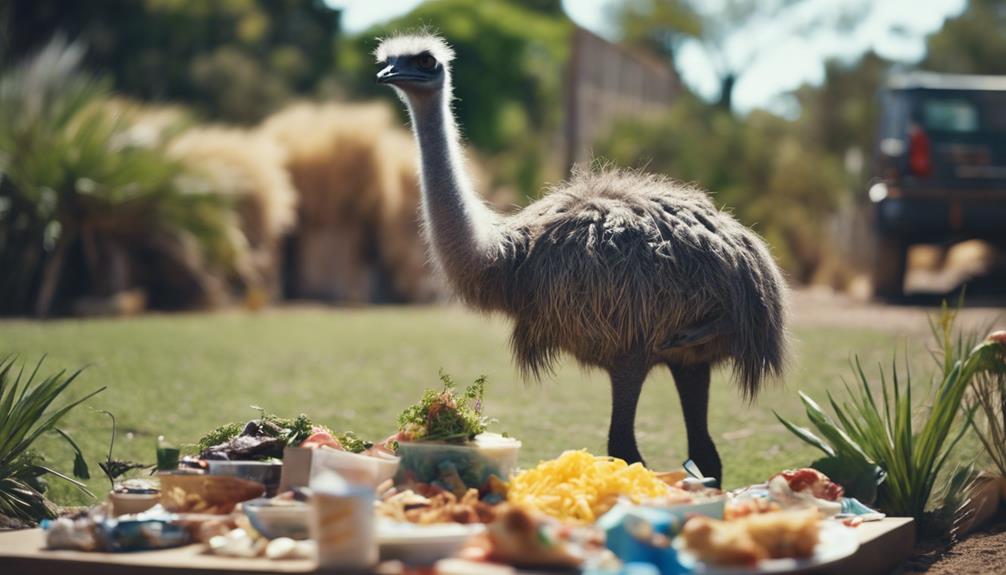 emus are herbivores birds