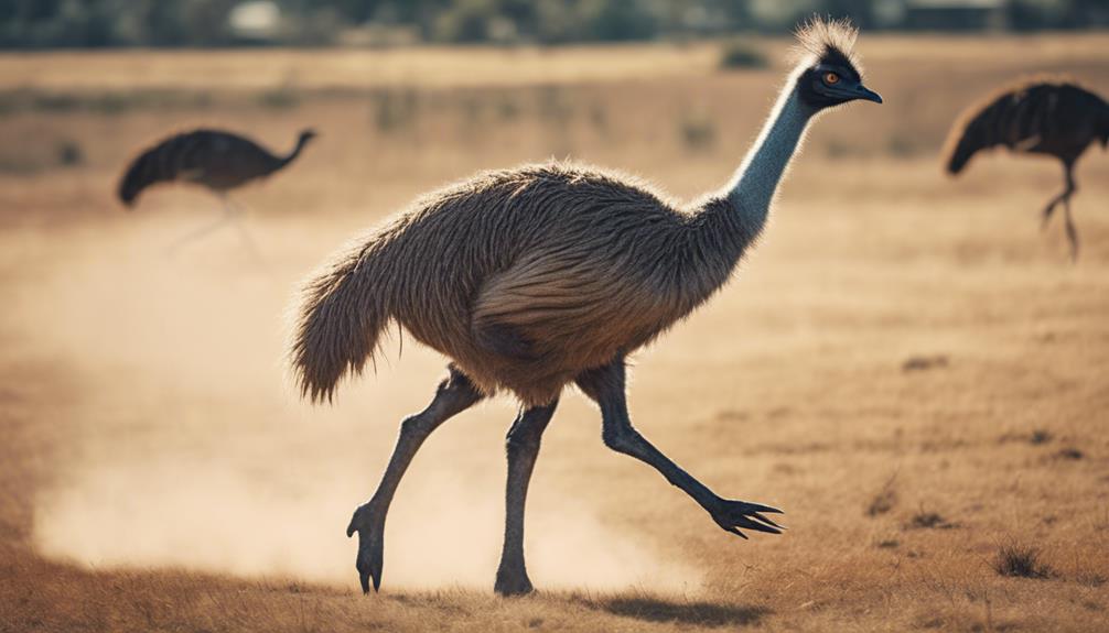 emus cannot fly high