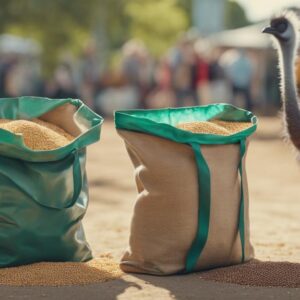 emus comparing organic feed