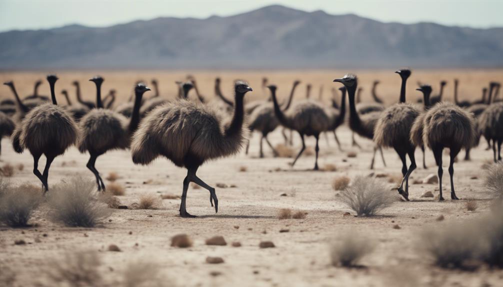 emus face changing climate