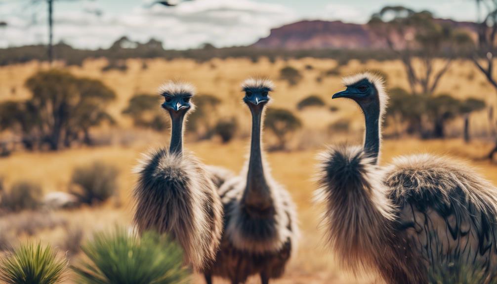 emus featured in artwork