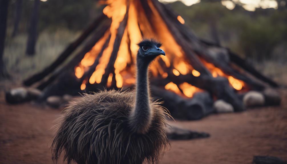 emus in dreamtime stories