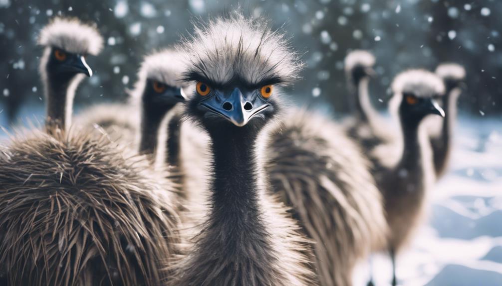 emus thrive in cold