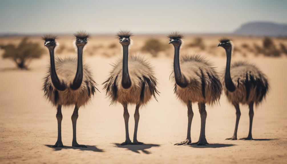 emus thrive in deserts