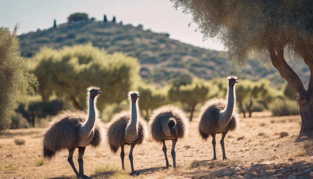 emus thrive in heat