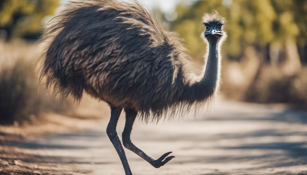 emus walk forward only
