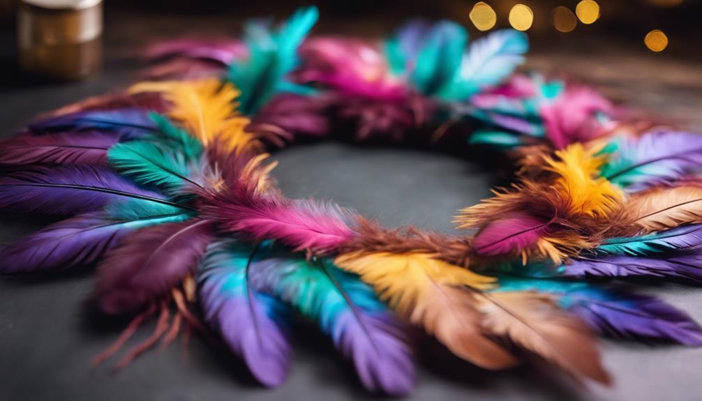 feather wreath diy guide