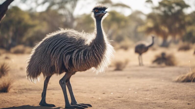 focus on capturing emus