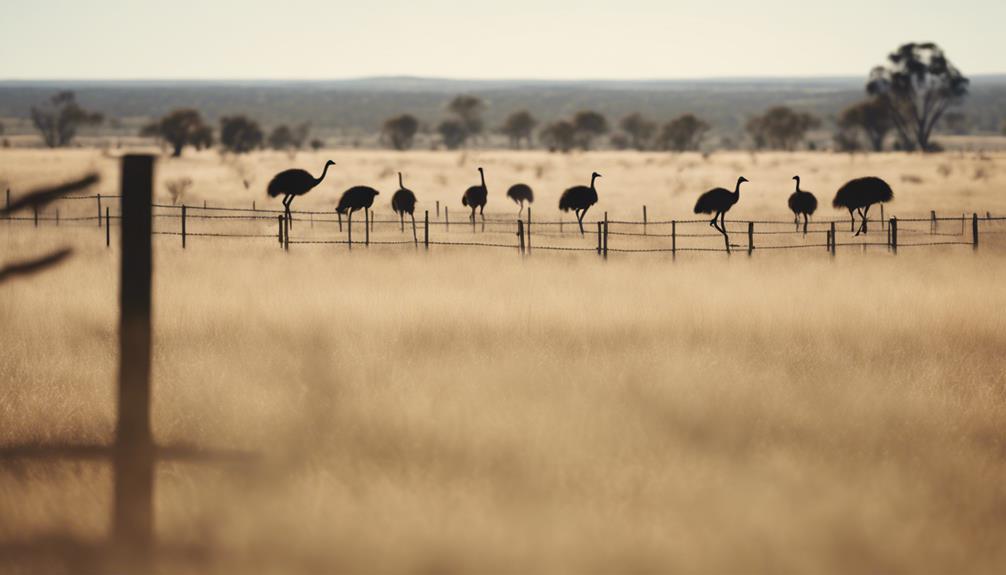 guarding emus from harm