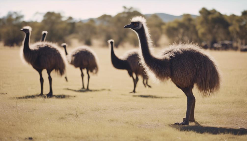 observing emu behavior closely