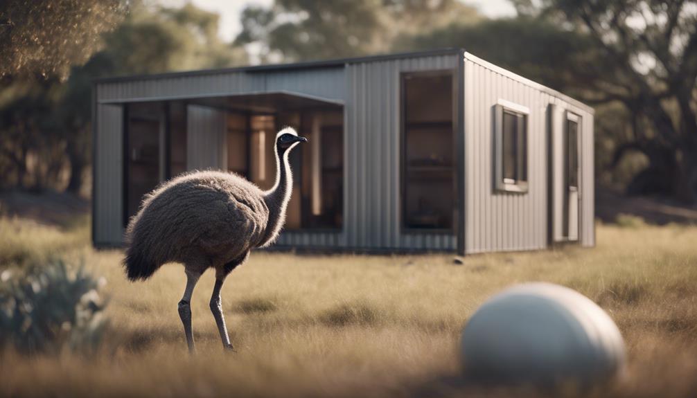 perfectly designed emu homes