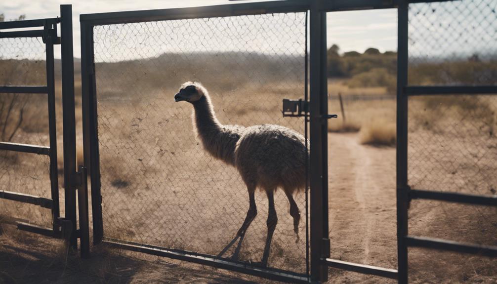 protecting emus from predators