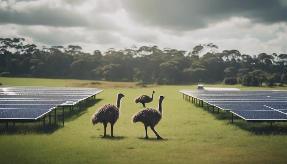 sustainable farming with emus