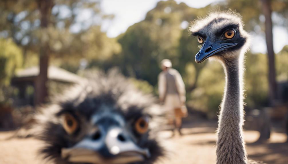 taming aggressive emu behavior