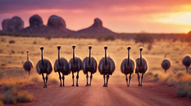 unique history of emus