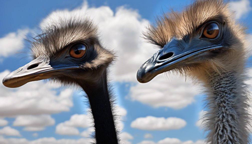 emu and ostrich comparison