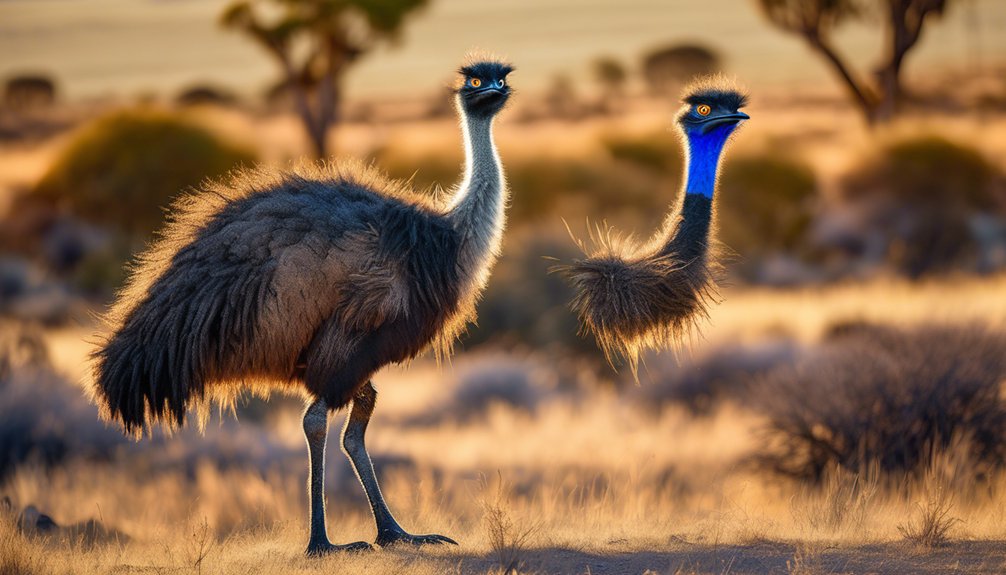 emu calls and sounds