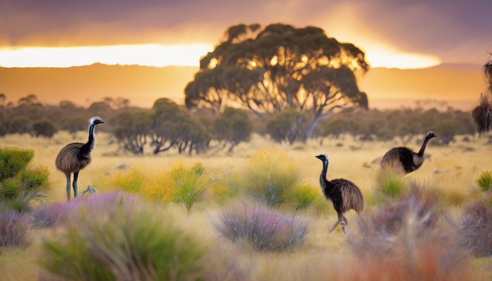 emu diet changes seasonally