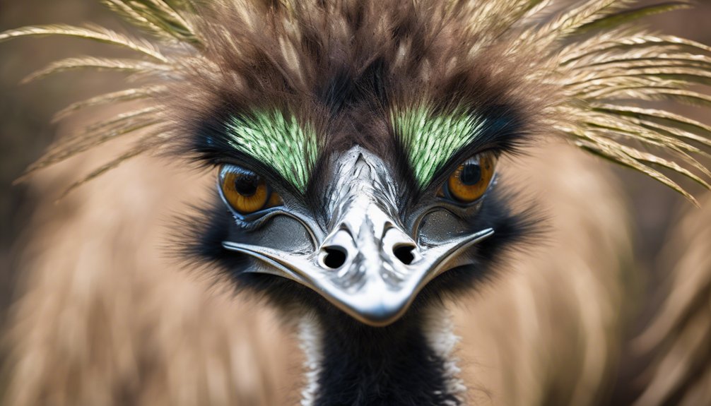 emu distinctive physical traits