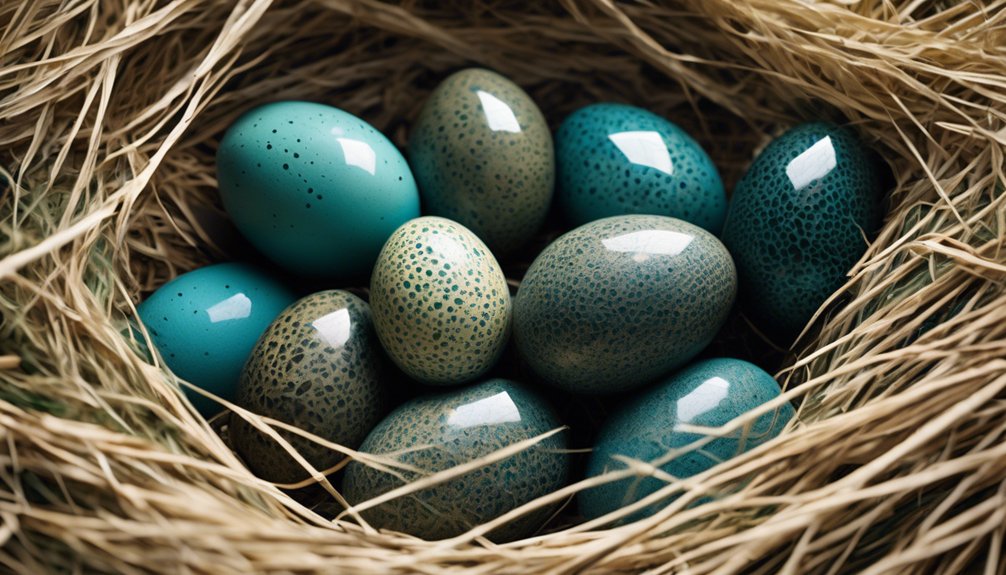 emu egg color diversity