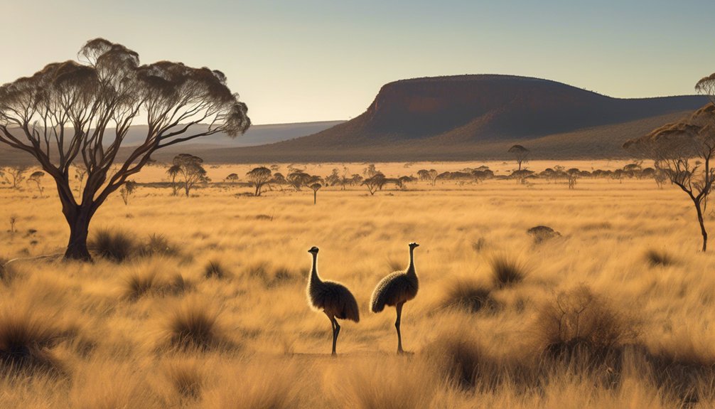 emu habitats and locations