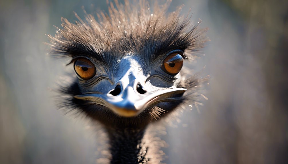 emu physical characteristics overview