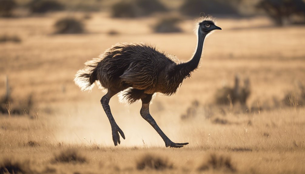 emu running energy efficiency