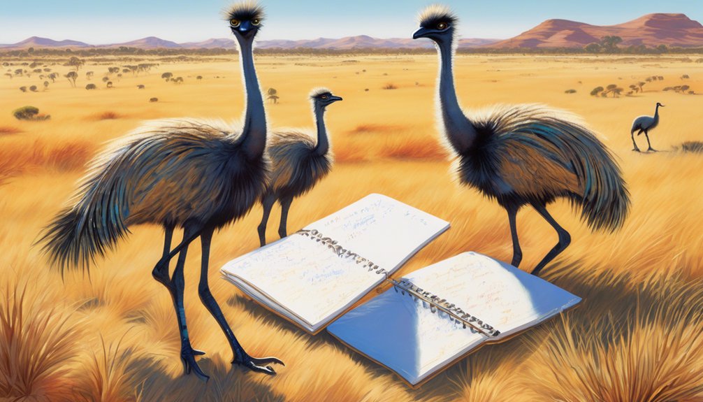 emu sighting documentation process